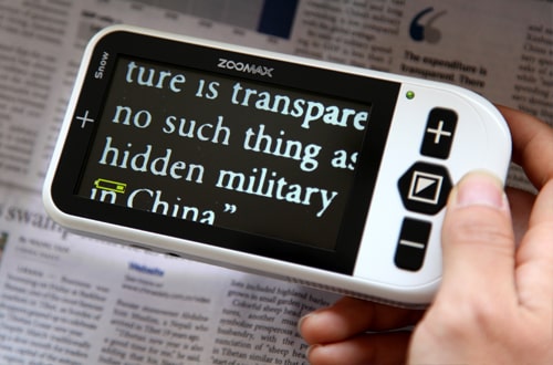 Handheld Video Magnifier for low vision