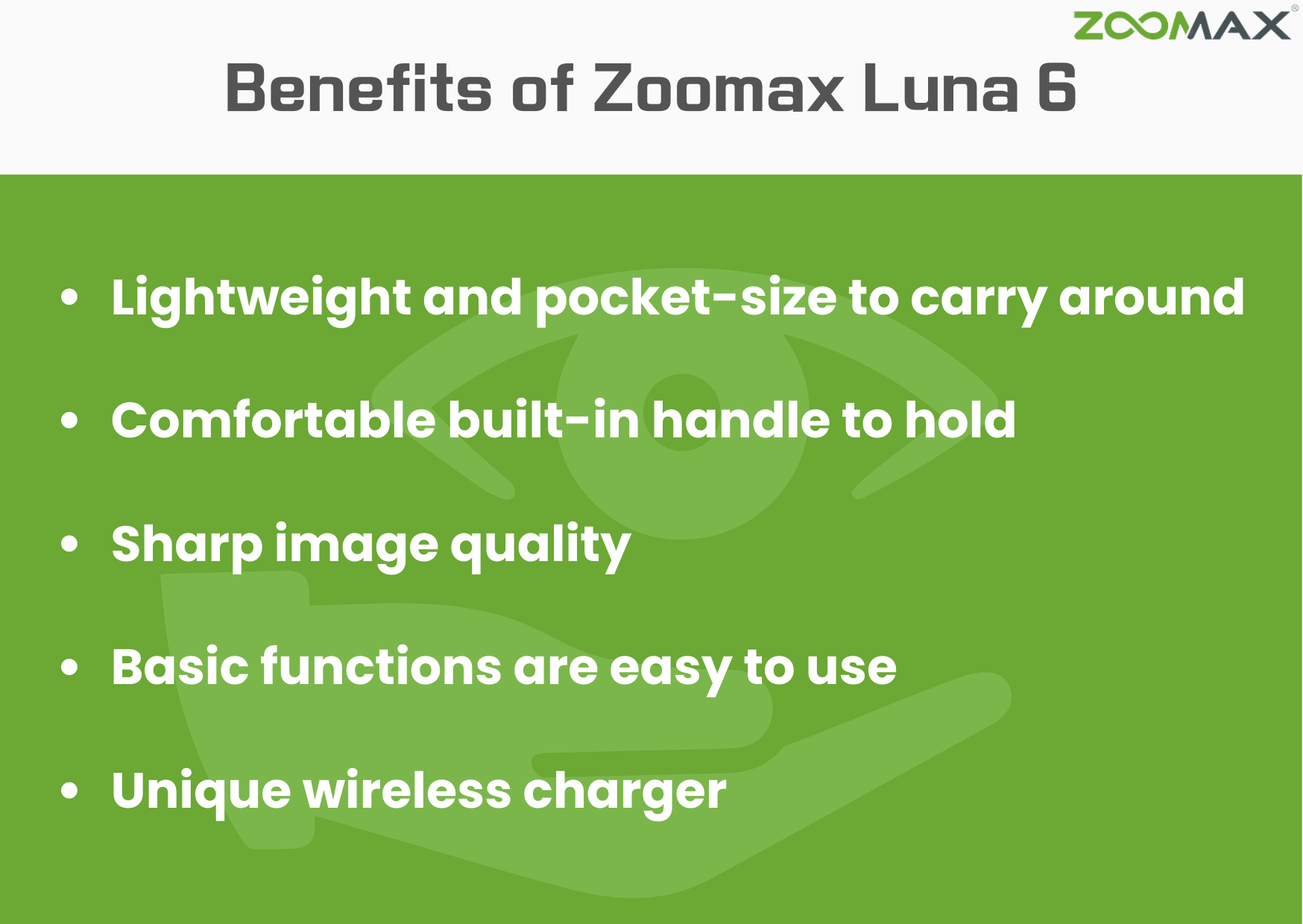 benefits of zoomax luna 6
