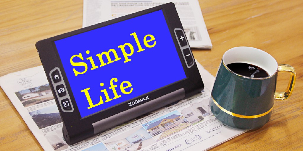 extreme simplicity luna 8 gets back to basic zoomax luna 8 electronic video magnifier for low vision~1