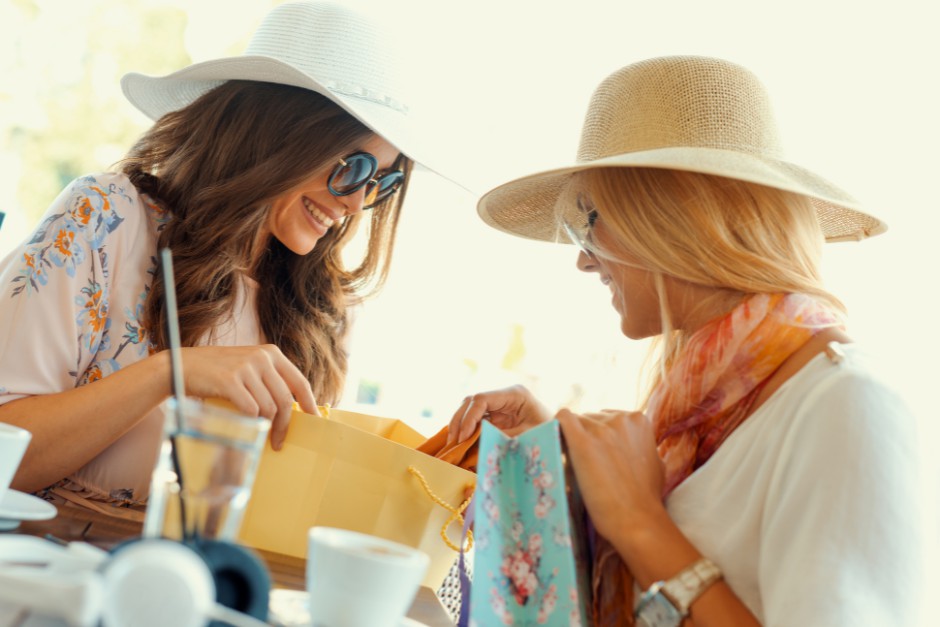 enjoy shopping with electronic visual aids