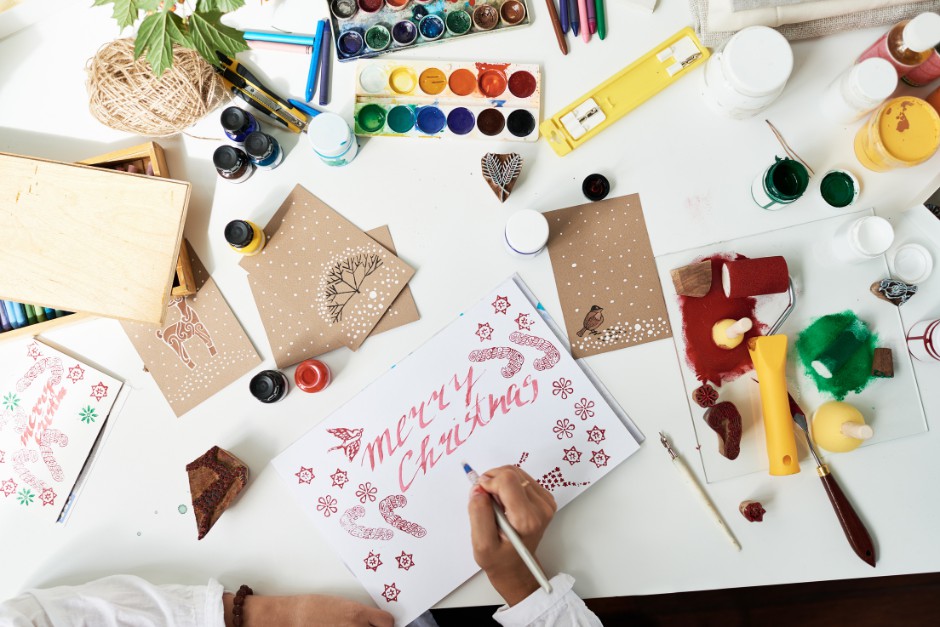 multi sensory christmas cards for visually impaired